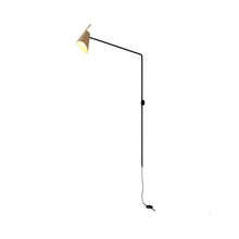 Load image into Gallery viewer, Balance Swing Arm Wall Light in Maple.
