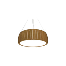 Load image into Gallery viewer, Barril LED Drum Pendant Light in Louro Freijó (19.69-Inch).
