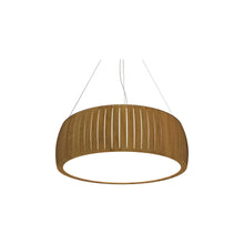 Load image into Gallery viewer, Barril LED Drum Pendant Light in Louro Freijó (23.62-Inch).
