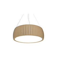Load image into Gallery viewer, Barril LED Drum Pendant Light in Maple (23.62-Inch).
