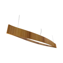 Load image into Gallery viewer, Canoe LED Pendant Light in Teak (Large).
