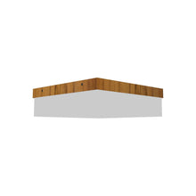 Load image into Gallery viewer, Clean Slim LED Flush Mount Ceiling Light in Teak (Small).
