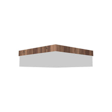 Load image into Gallery viewer, Clean Slim LED Flush Mount Ceiling Light in American Walnut (Small).
