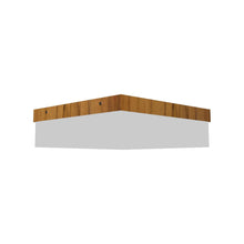 Load image into Gallery viewer, Clean Slim LED Flush Mount Ceiling Light in Teak (Medium).
