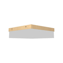 Load image into Gallery viewer, Clean Slim LED Flush Mount Ceiling Light in Maple (Medium).
