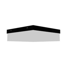 Load image into Gallery viewer, Clean Slim LED Flush Mount Ceiling Light in Matte Black (Large).
