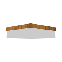 Load image into Gallery viewer, Clean Slim LED Flush Mount Ceiling Light in Teak (Large).
