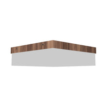 Load image into Gallery viewer, Clean Slim LED Flush Mount Ceiling Light in American Walnut (Large).
