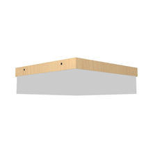 Load image into Gallery viewer, Clean Slim LED Flush Mount Ceiling Light in Maple (Large).
