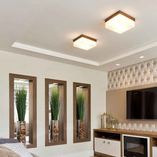 Load image into Gallery viewer, Clean Slim LED Flush Mount Ceiling Light in bedroom.
