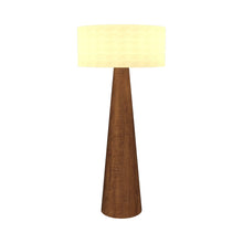 Load image into Gallery viewer, Conical Floor Lamp in Imbuia.
