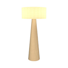 Load image into Gallery viewer, Conical Floor Lamp in Maple.
