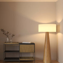 Load image into Gallery viewer, Conical Floor Lamp in living room.
