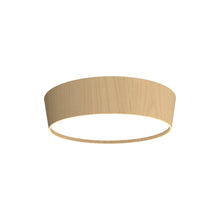 Load image into Gallery viewer, Conical LED Flared Flush Mount Ceiling Light in Maple (21.65-Inch).
