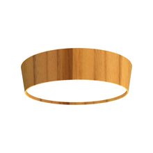 Load image into Gallery viewer, Conical LED Flush Mount Ceiling Light in Teak (Small).
