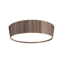 Load image into Gallery viewer, Conical LED Flush Mount Ceiling Light in American Walnut (Small).
