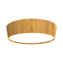 Load image into Gallery viewer, Conical LED Flush Mount Ceiling Light in Louro Freijo (Large).
