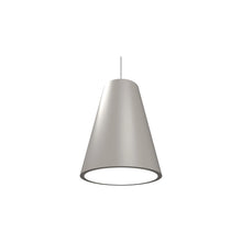Load image into Gallery viewer, Conical Narrow Pendant Light in Light Grey (Small).
