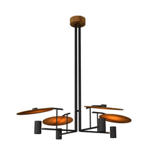 Load image into Gallery viewer, Dot Chandelier in Teak.
