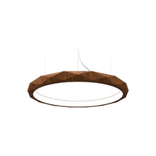 Load image into Gallery viewer, Facet LED Pendant Light in Imbuia (Small).
