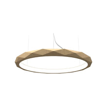 Load image into Gallery viewer, Facet LED Pendant Light in Maple (Medium).
