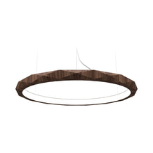 Load image into Gallery viewer, Facet LED Pendant Light in American Walnut (Large).
