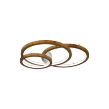 Load image into Gallery viewer, Frame LED Ceiling / Wall Light in Teak (Small).
