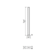 Load image into Gallery viewer, Frame LED Floor Lamp - line drawing.
