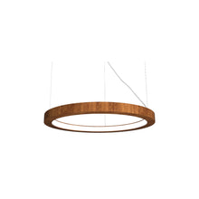 Load image into Gallery viewer, Frame LED Pendant Light in Imbuia (23.62-Inch).
