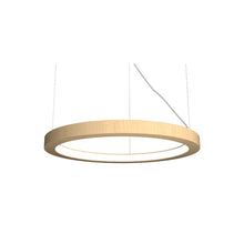 Load image into Gallery viewer, Frame LED Pendant Light in Maple (27.56-Inch).
