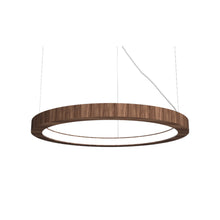 Load image into Gallery viewer, Frame LED Pendant Light in American Walnut (31.5-Inch).
