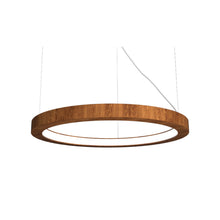 Load image into Gallery viewer, Frame LED Pendant Light in Imbuia (31.5-Inch).
