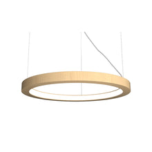 Load image into Gallery viewer, Frame LED Pendant Light in Maple (31.5-Inch).
