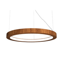 Load image into Gallery viewer, Frame LED Pendant Light in Imbuia (35.43-Inch).
