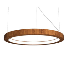Load image into Gallery viewer, Frame LED Pendant Light in Imbuia (39.37-Inch).

