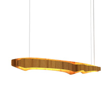 Load image into Gallery viewer, Horizon LED Linear Pendant Light in Pale Gold (70.87-Inch).
