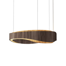Load image into Gallery viewer, Horizon LED Pendant Light in American Walnut (39.37-Inch).
