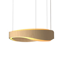 Load image into Gallery viewer, Horizon LED Pendant Light in Maple (39.37-Inch).
