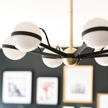 Load image into Gallery viewer, Ace Chandelier in living room.
