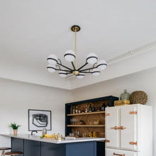 Load image into Gallery viewer, Ace Chandelier in dining room.
