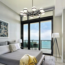 Load image into Gallery viewer, Ace Chandelier in bedroom.
