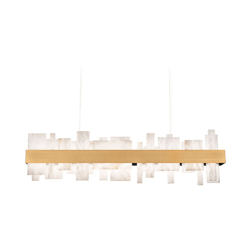 Acropolis LED Chandelier in Brass.