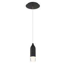 Load image into Gallery viewer, Action LED Mini Pendant Light in Black.
