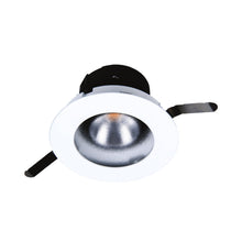 Load image into Gallery viewer, Aether 2 Inch Adjustable Round LED Recessed Trim in Brushed Nickel.
