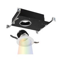 Load image into Gallery viewer, Aether 3.5 Inch Adjustable Round LED Recessed Trim in Haze White (Color Changing).
