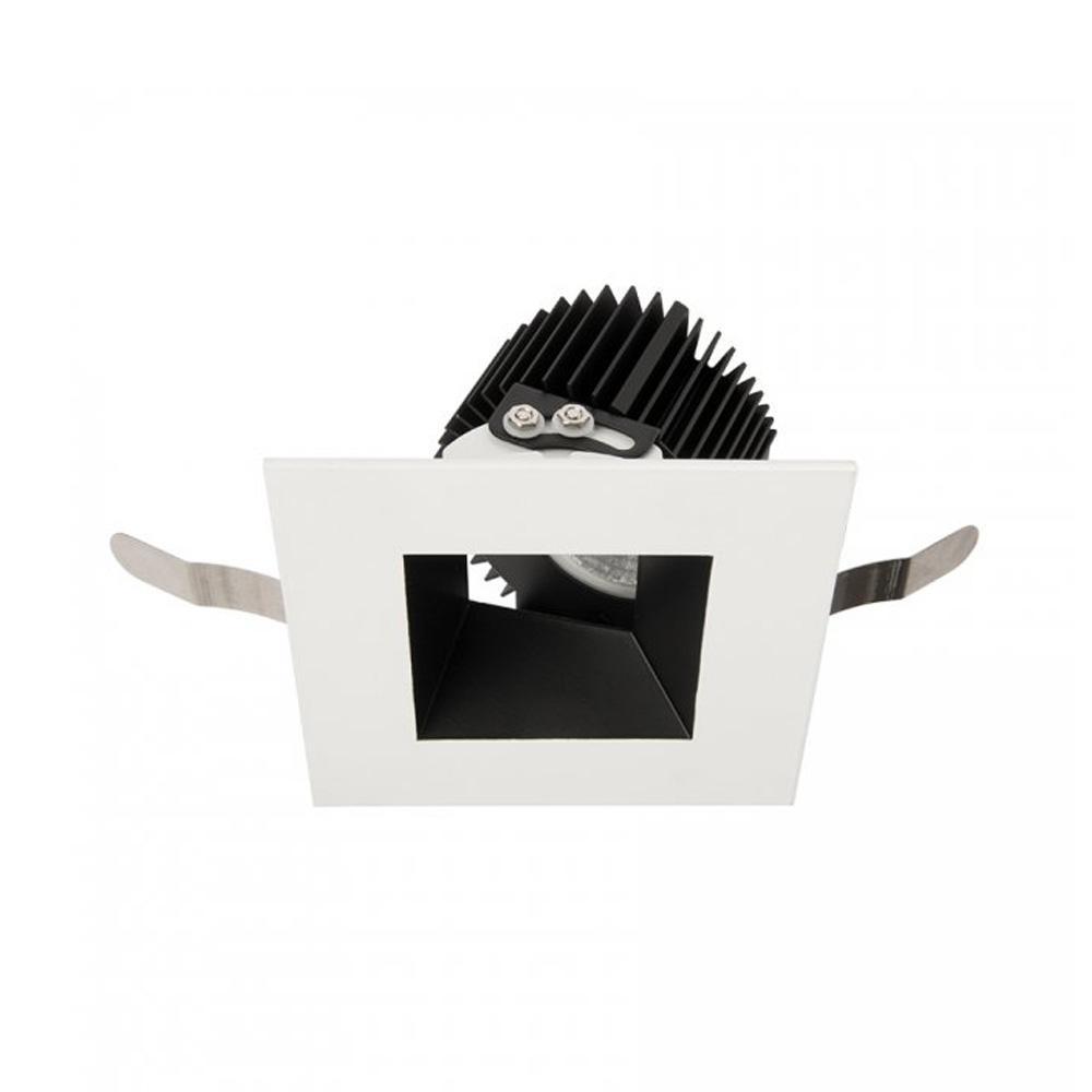 Aether 3.5 Inch Adjustable Square LED Recessed Trim in Black/White (2700K/3000K/3500K/4000K).