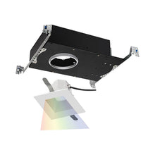 Load image into Gallery viewer, Aether 3.5 Inch Adjustable Square LED Recessed Trim in Haze White (Color Changing).
