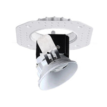 Load image into Gallery viewer, Aether 3.5 Inch Adjustable Trimless Round Downlight LED Recessed Trim in Brushed Nickel.

