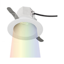 Load image into Gallery viewer, Aether 3.5 Inch Round Downlight LED Recessed Trim in Detail.
