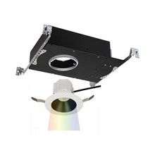 Load image into Gallery viewer, Aether 3.5 Inch Round Downlight LED Recessed Trim in Black/White (Color Changing).
